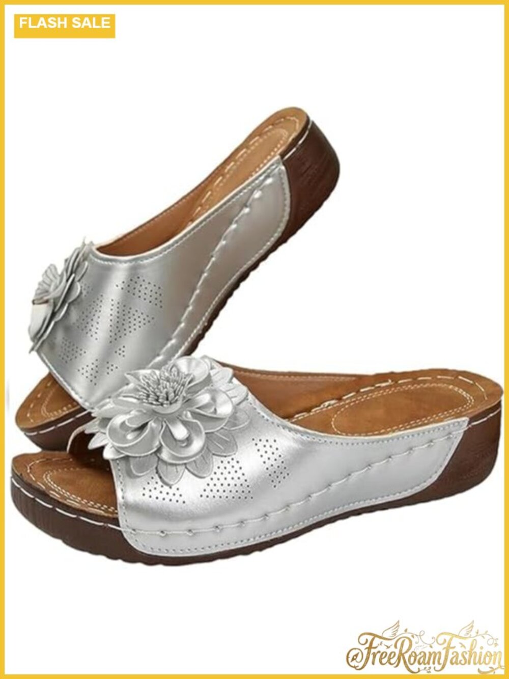 Womens Orthopedic Wedge Sandals with Arch Support Comfort Open Toe Platform